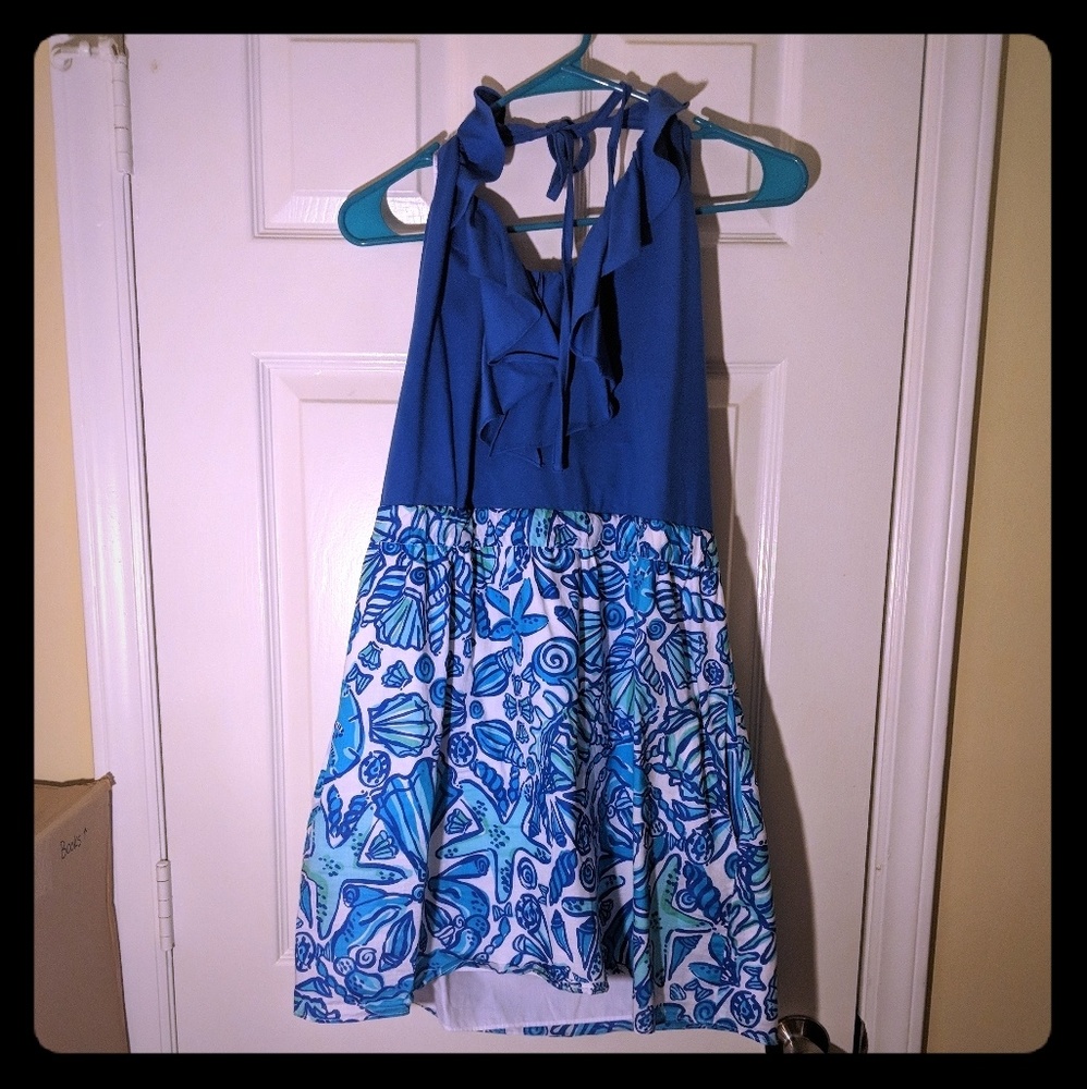 Lily Pulitzer Quinn Dress Sailors Valentine XL